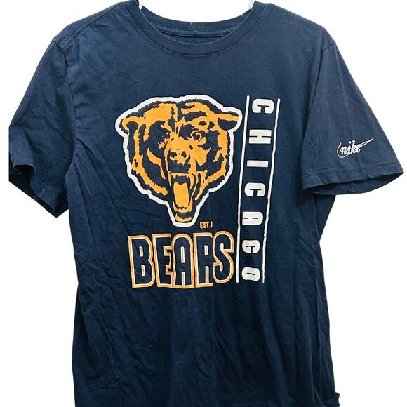 Nike Chicago Bears NFL Graphic Tee Large Bear Logo The Nike Tee Size M - Picture 1 of 3